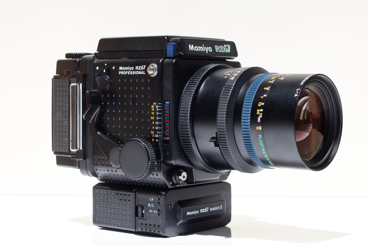 Mint Mamiya RZ67 Medium Format Camera | WLF, 65mm Lens, Auto Winder, 120 Back |