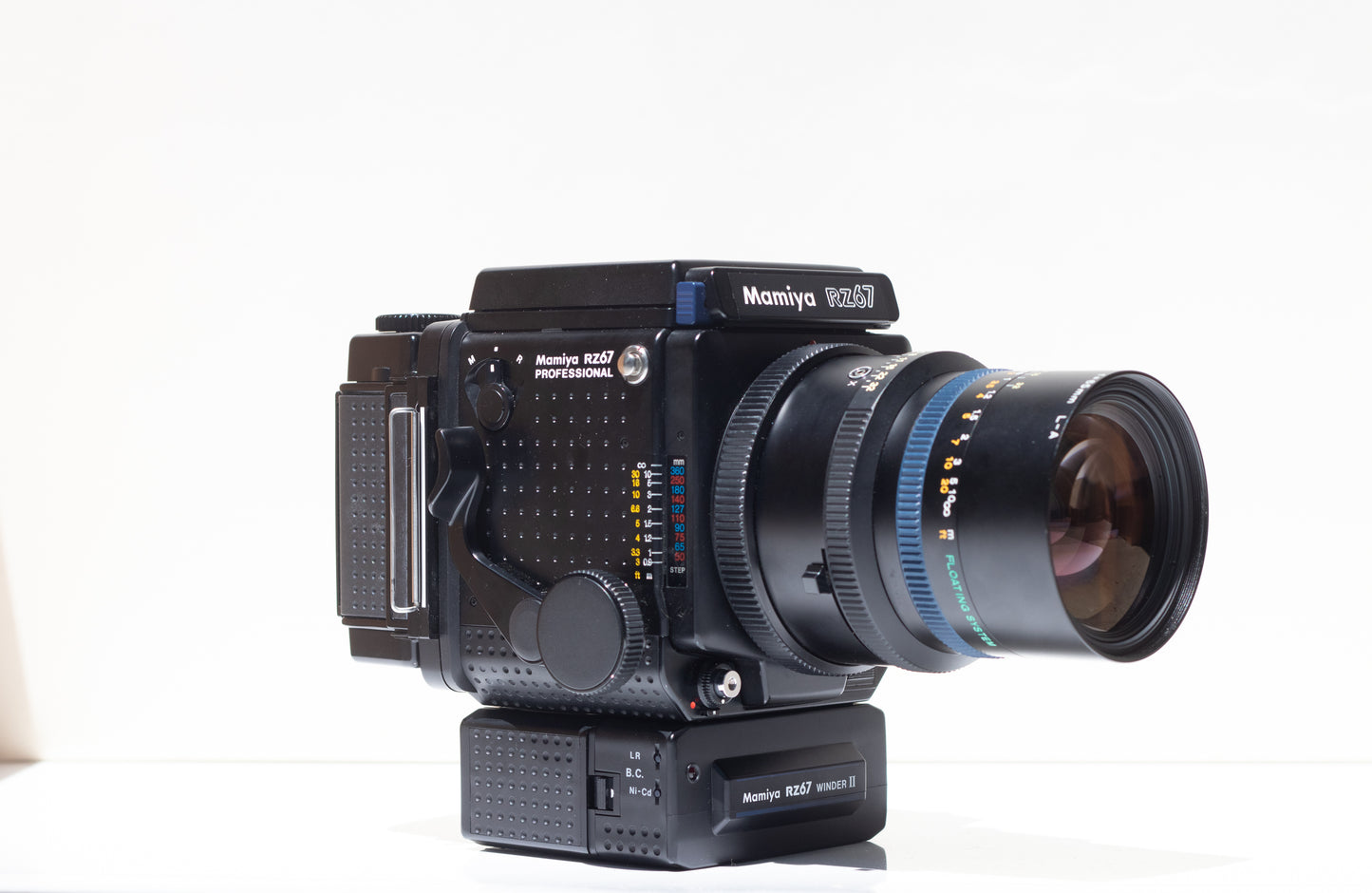Mint Mamiya RZ67 Medium Format Camera | WLF, 65mm Lens, Auto Winder, 120 Back |