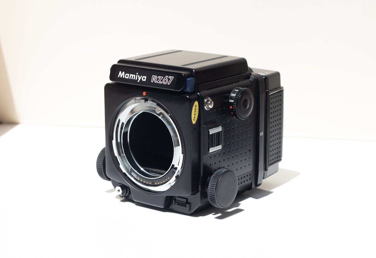 Mint Mamiya RZ67 Medium Format Camera | WLF, 65mm Lens, Auto Winder, 120 Back |