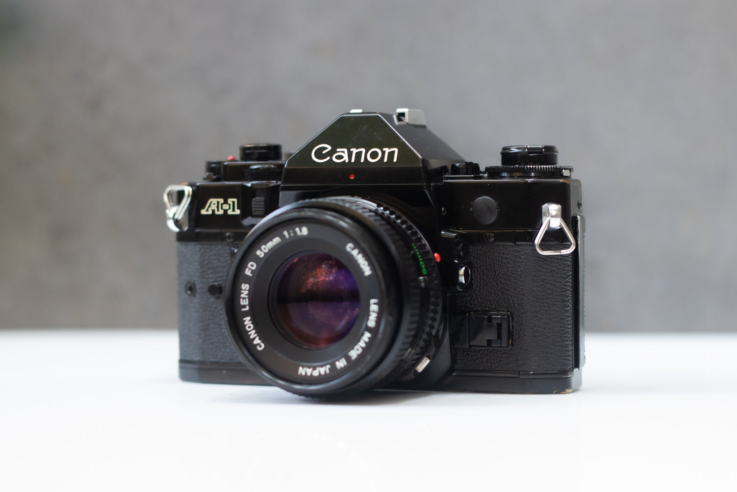Canon A-1 | 50mm Lens | 35mm Camera Kit | SLR Film Camera | Refurbished