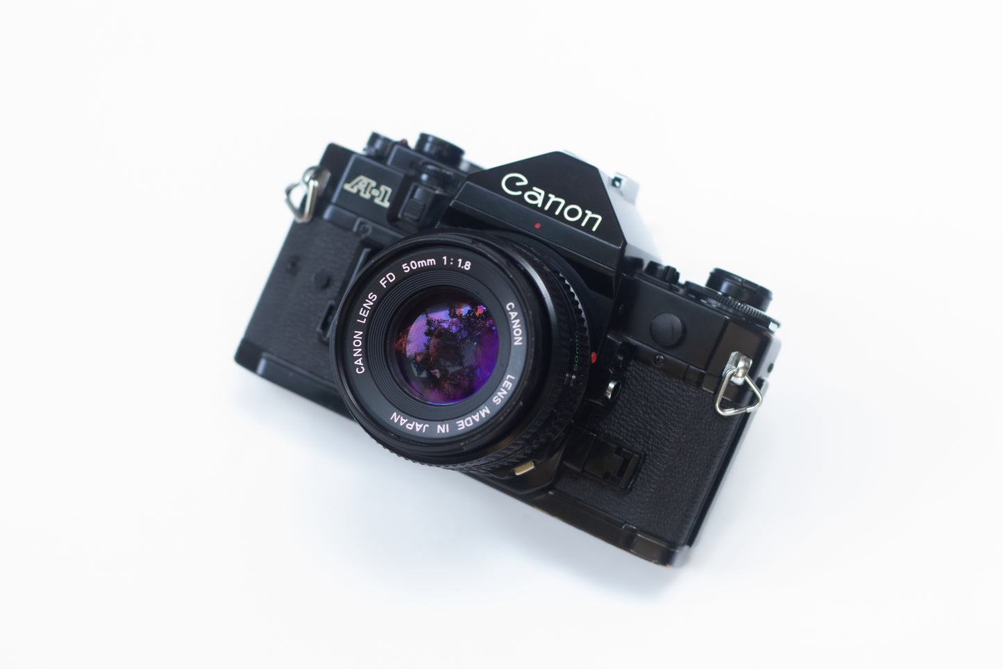 Canon A-1 | 50mm Lens | 35mm Camera Kit | SLR Film Camera | Refurbished