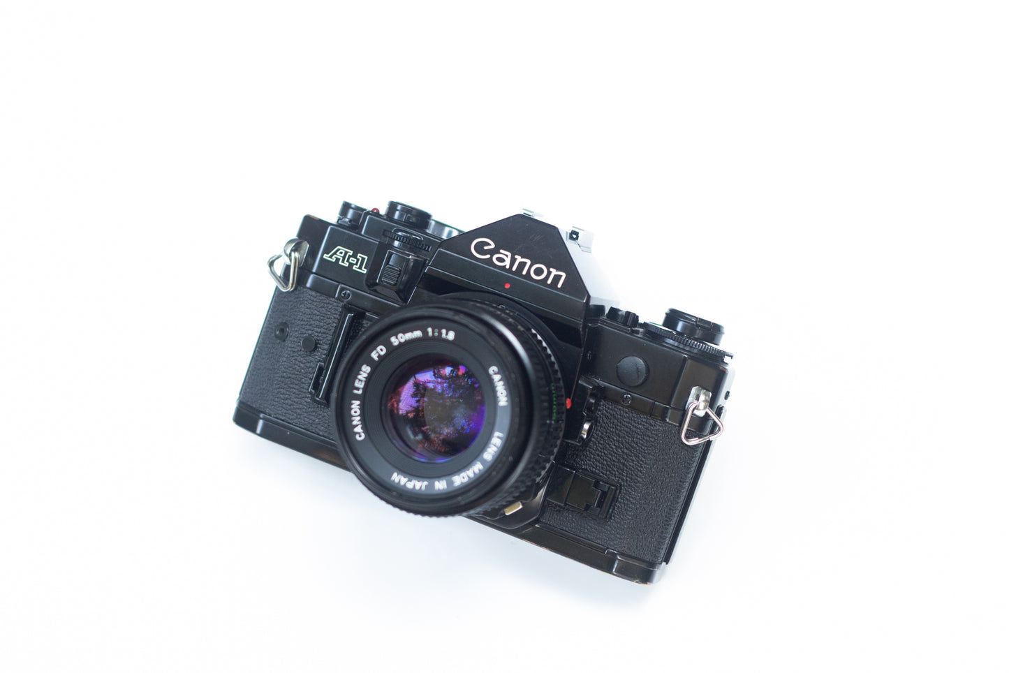 Canon A-1 | 50mm Lens | 35mm Camera Kit | SLR Film Camera | Refurbished