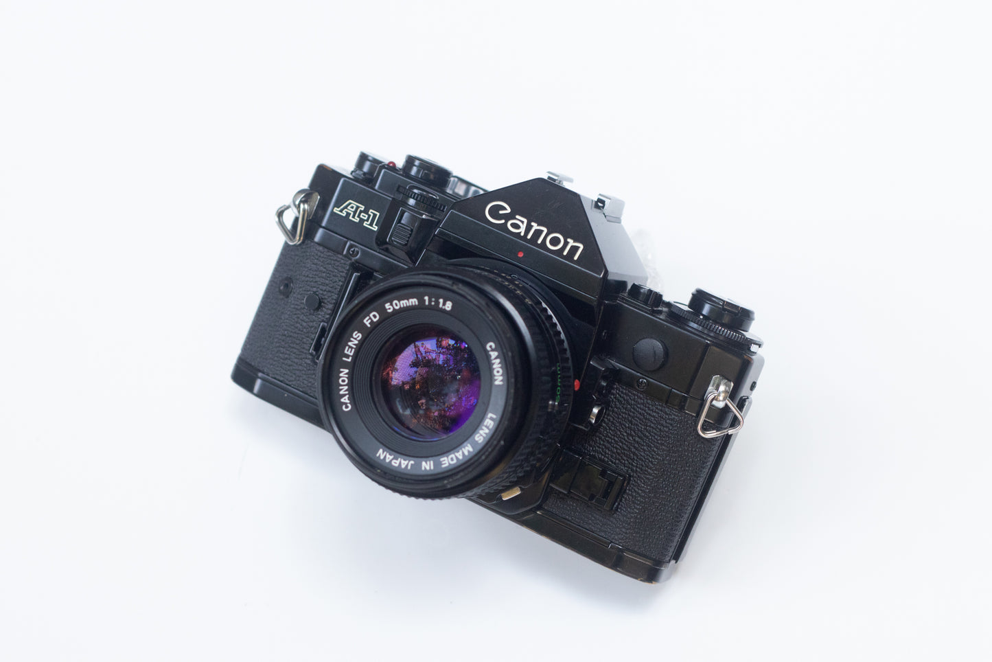 Canon A-1 | 50mm Lens | 35mm Camera Kit | SLR Film Camera | Refurbished