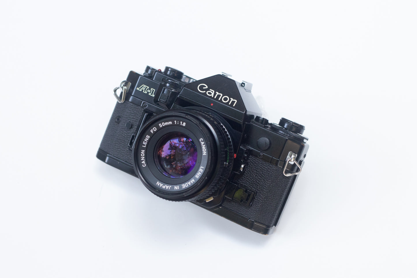 Canon A-1 | 50mm Lens | 35mm Camera Kit | SLR Film Camera | Refurbished