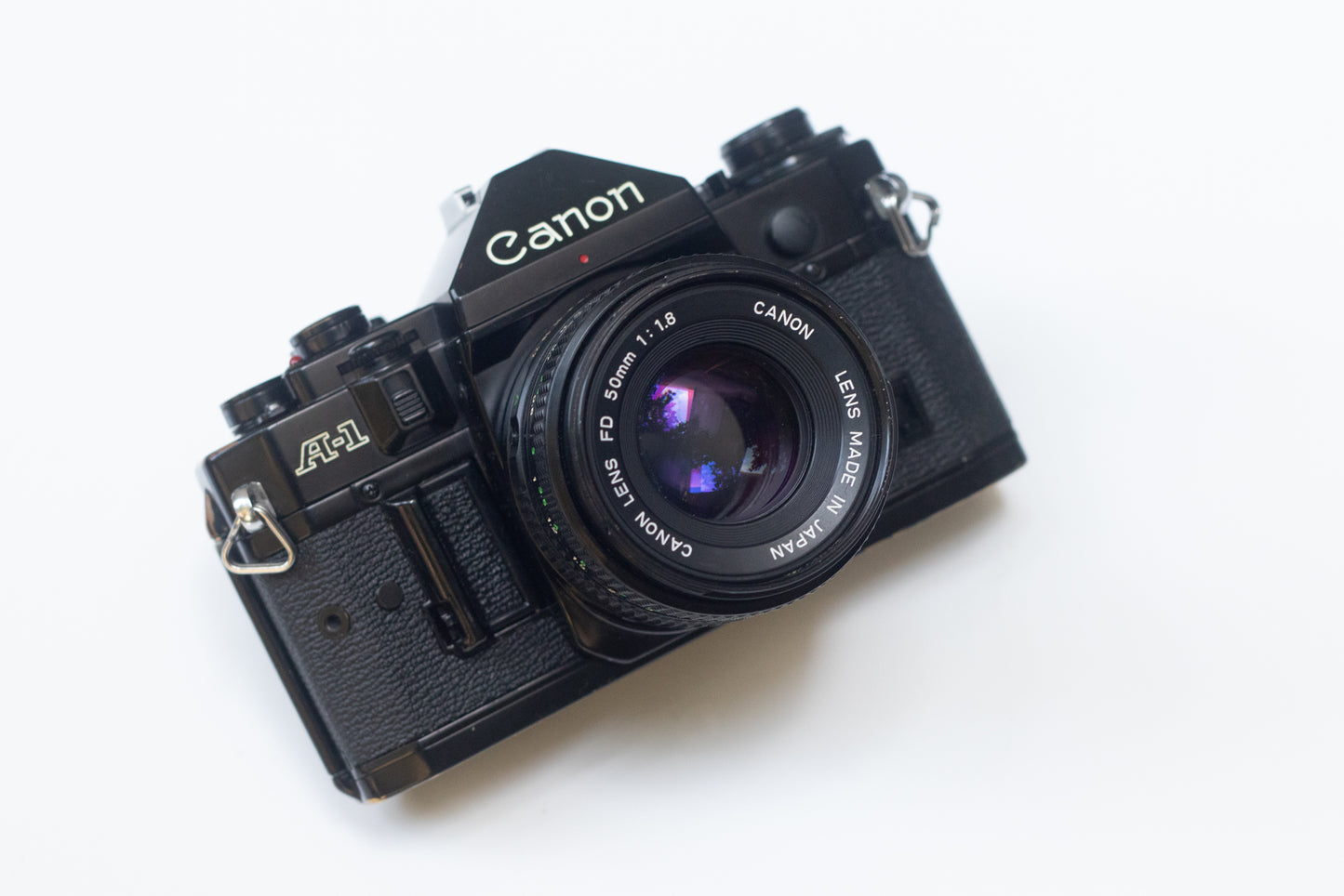 Canon A-1 | 50mm Lens | 35mm Camera Kit | SLR Film Camera | Refurbished