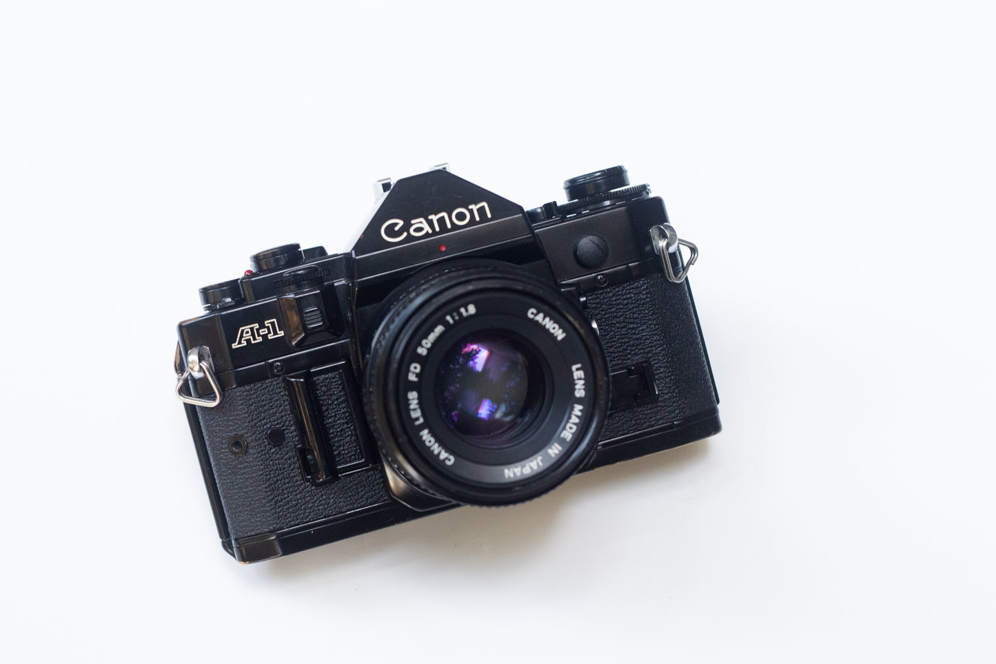 Canon A-1 | 50mm Lens | 35mm Camera Kit | SLR Film Camera | Refurbished