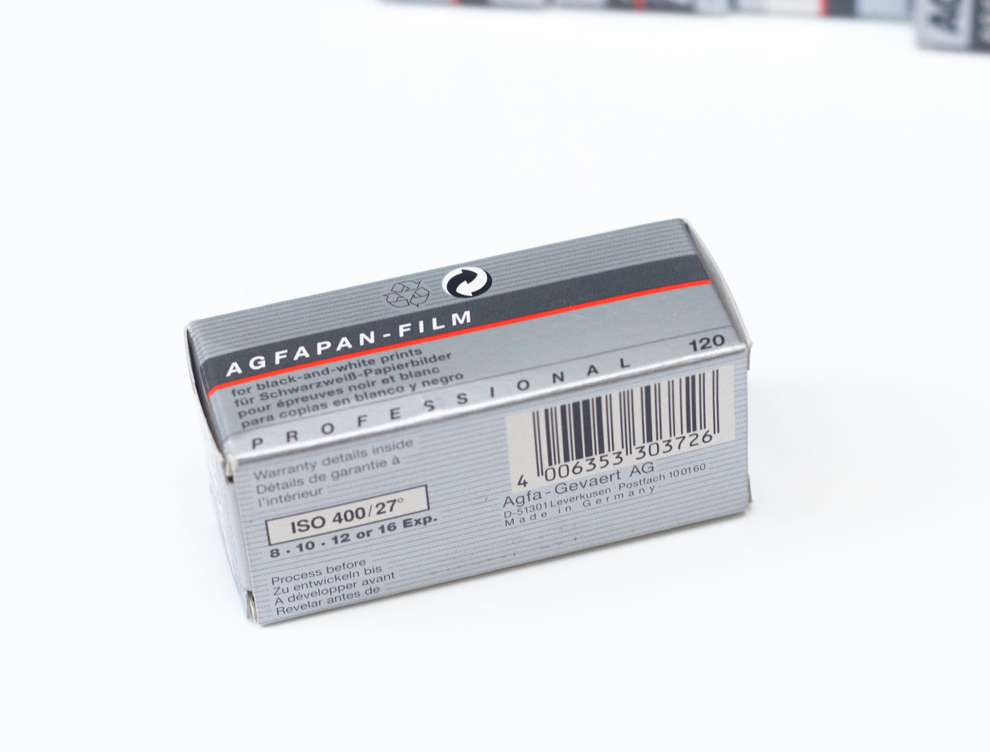 Vintage Expired 120 Black and White Film Afga | Expired 2007