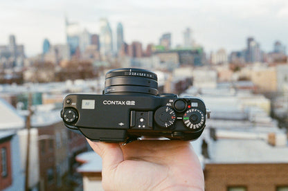 All Black Mint Contax G2 With Carl Zeiss 35mm T* 2.0 Lens