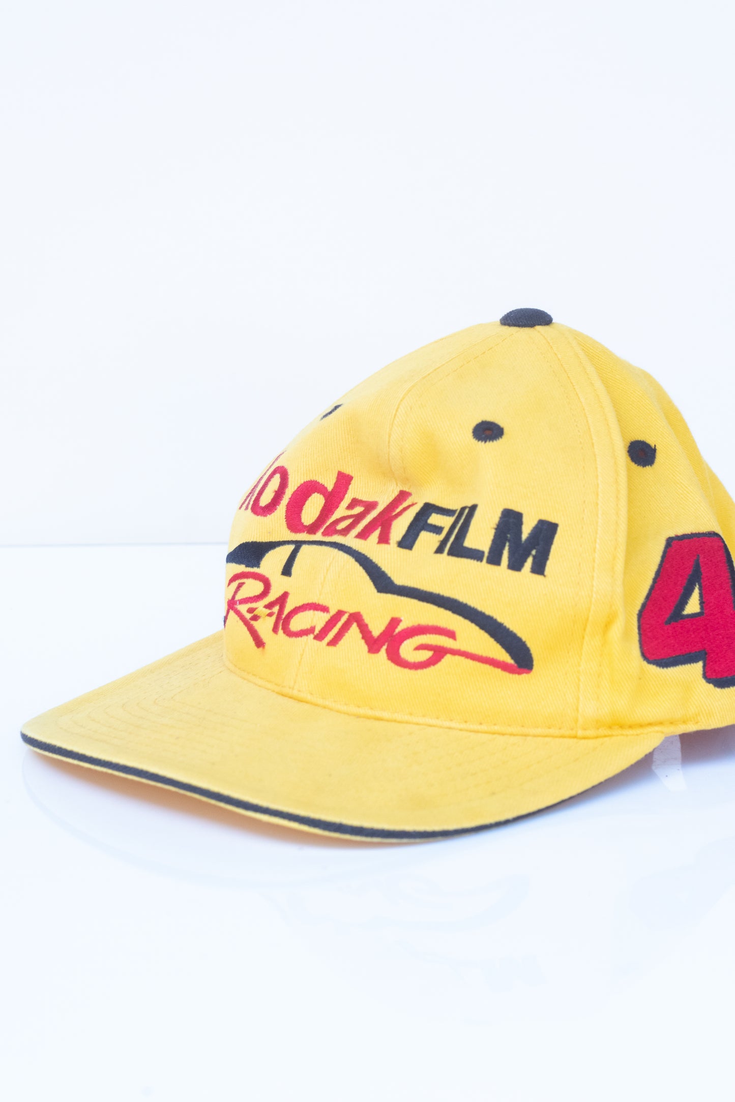 Vintage Nascar Kodak Film Racing Baseball Cap | Yellow Great Condition