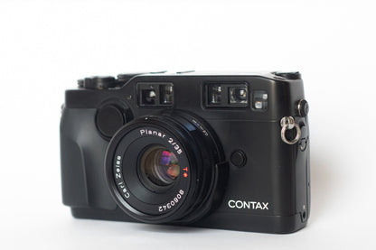 All Black Mint Contax G2 With Carl Zeiss 35mm T* 2.0 Lens