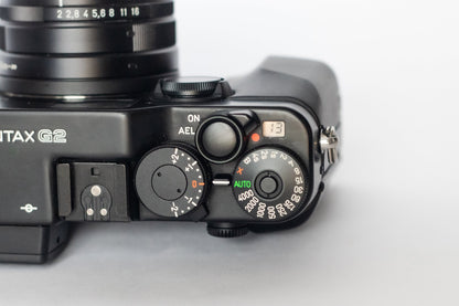 All Black Mint Contax G2 With Carl Zeiss 35mm T* 2.0 Lens