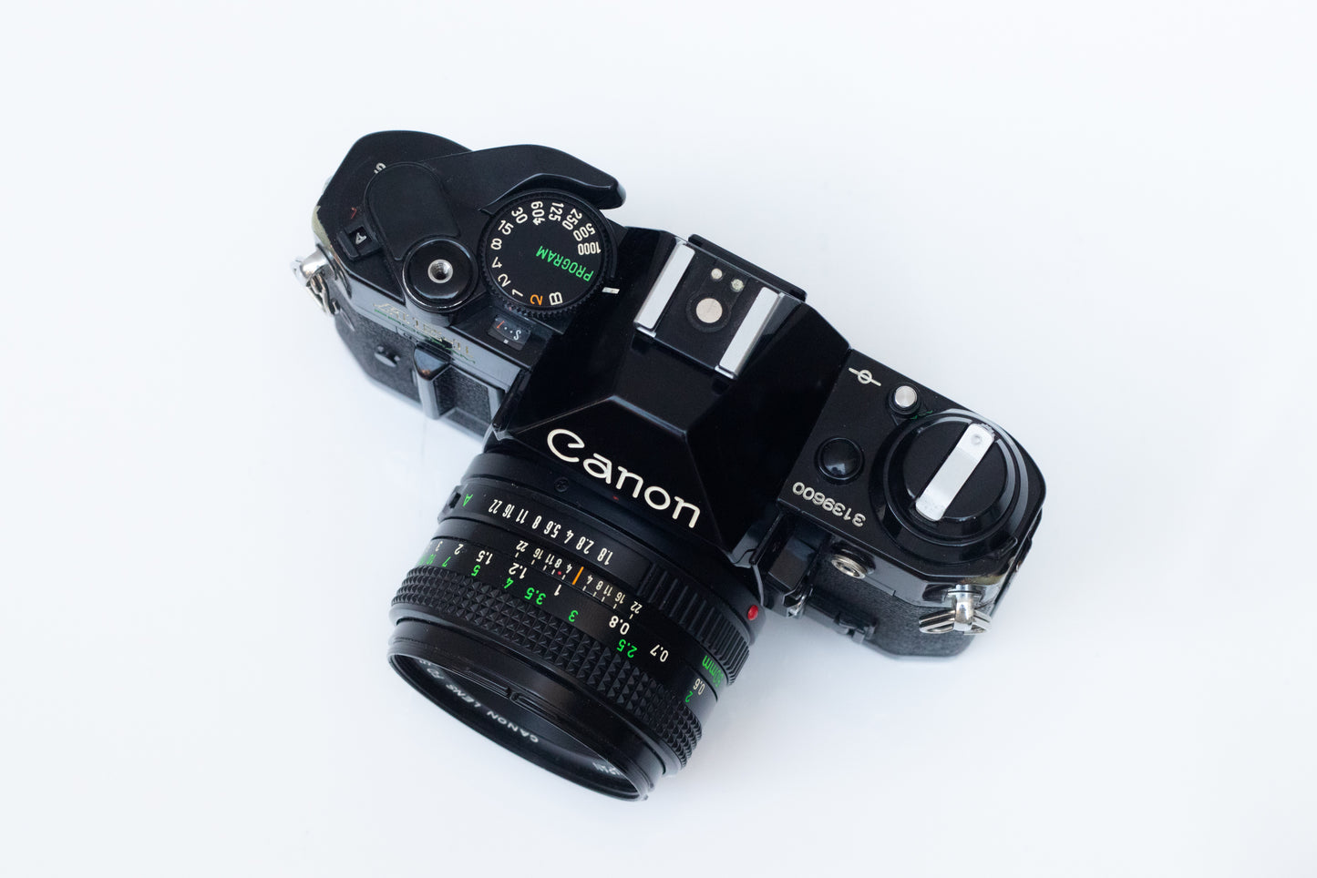 Near Mint Canon AE-1 Program Black | 35mm Camera Kit | Ready to Shoot | 50mm F1.8 Lens |