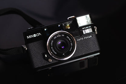 Minolta Hi-Matic AF2 Point & Shoot film Camera | Sharp Lens, Ready to Shoot kit