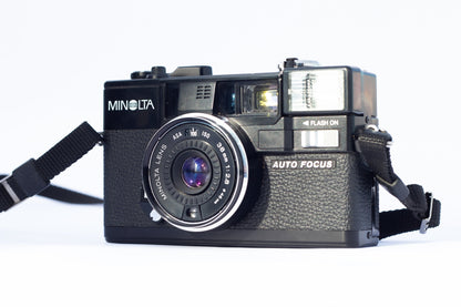 Minolta Hi-Matic AF2 Point & Shoot film Camera | Sharp Lens, Ready to Shoot kit