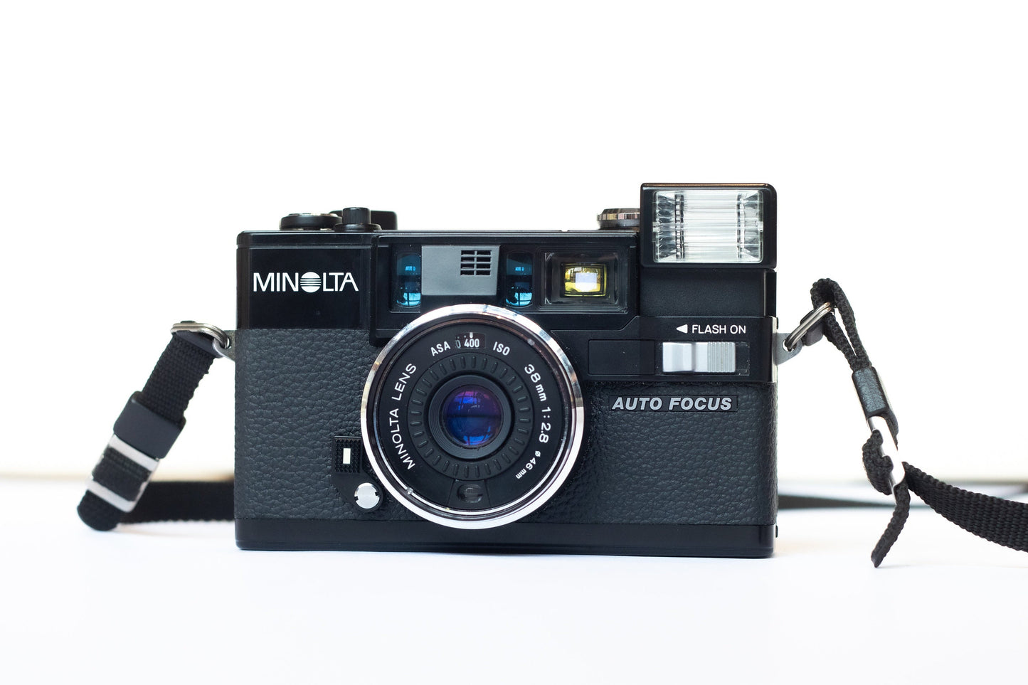 Minolta Hi-Matic AF2 Point & Shoot film Camera | Sharp Lens, Ready to Shoot kit