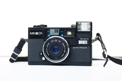 Minolta Hi-Matic AF2 Point & Shoot film Camera | Sharp Lens, Ready to Shoot kit