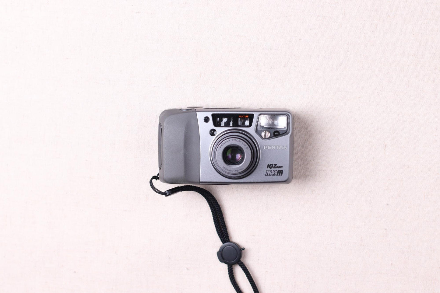 Pentax Gray IQZOom Compact Film Camera | Point & Shoot Automatic 35mm Camera