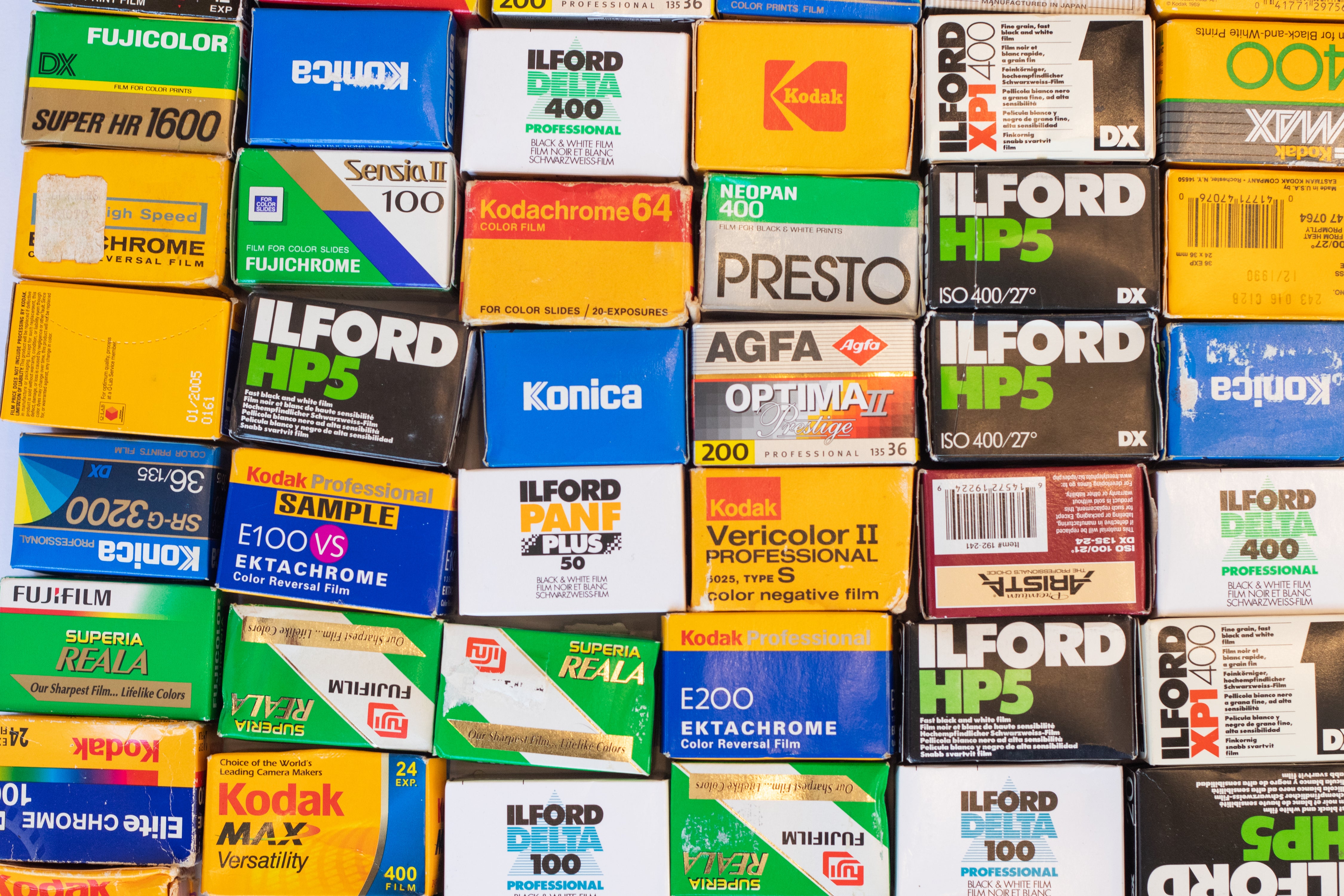 Expired 35mm Film store Lot - Kodak and Fuji