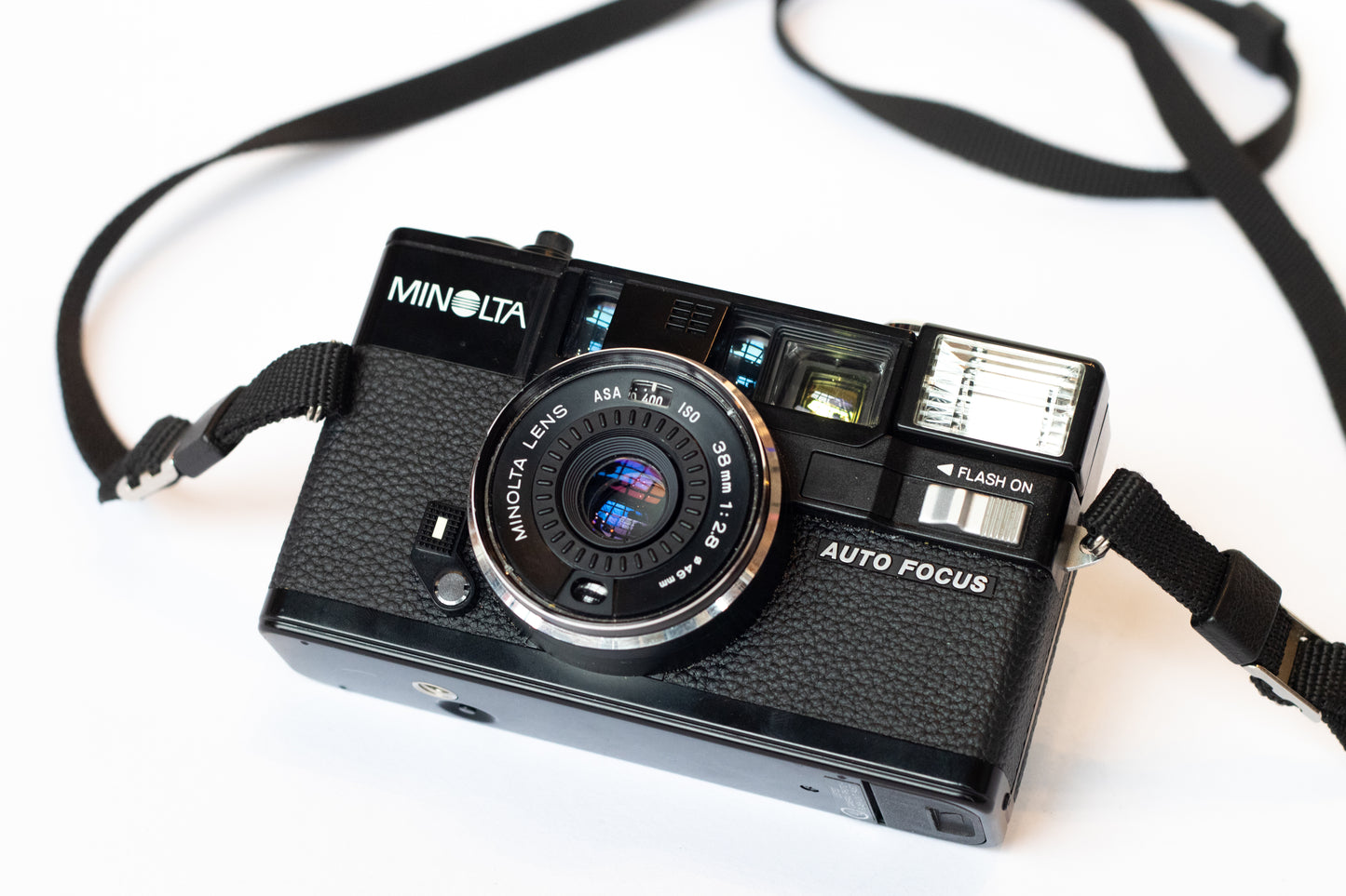 Minolta Hi-Matic AF2 Point & Shoot film Camera | Sharp Lens, Ready to Shoot kit